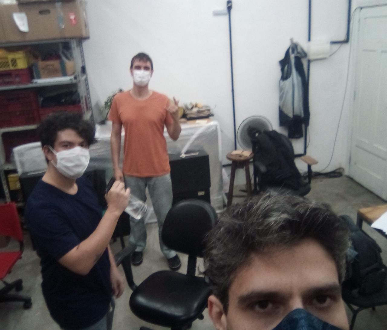 Equipe da fabricação digital