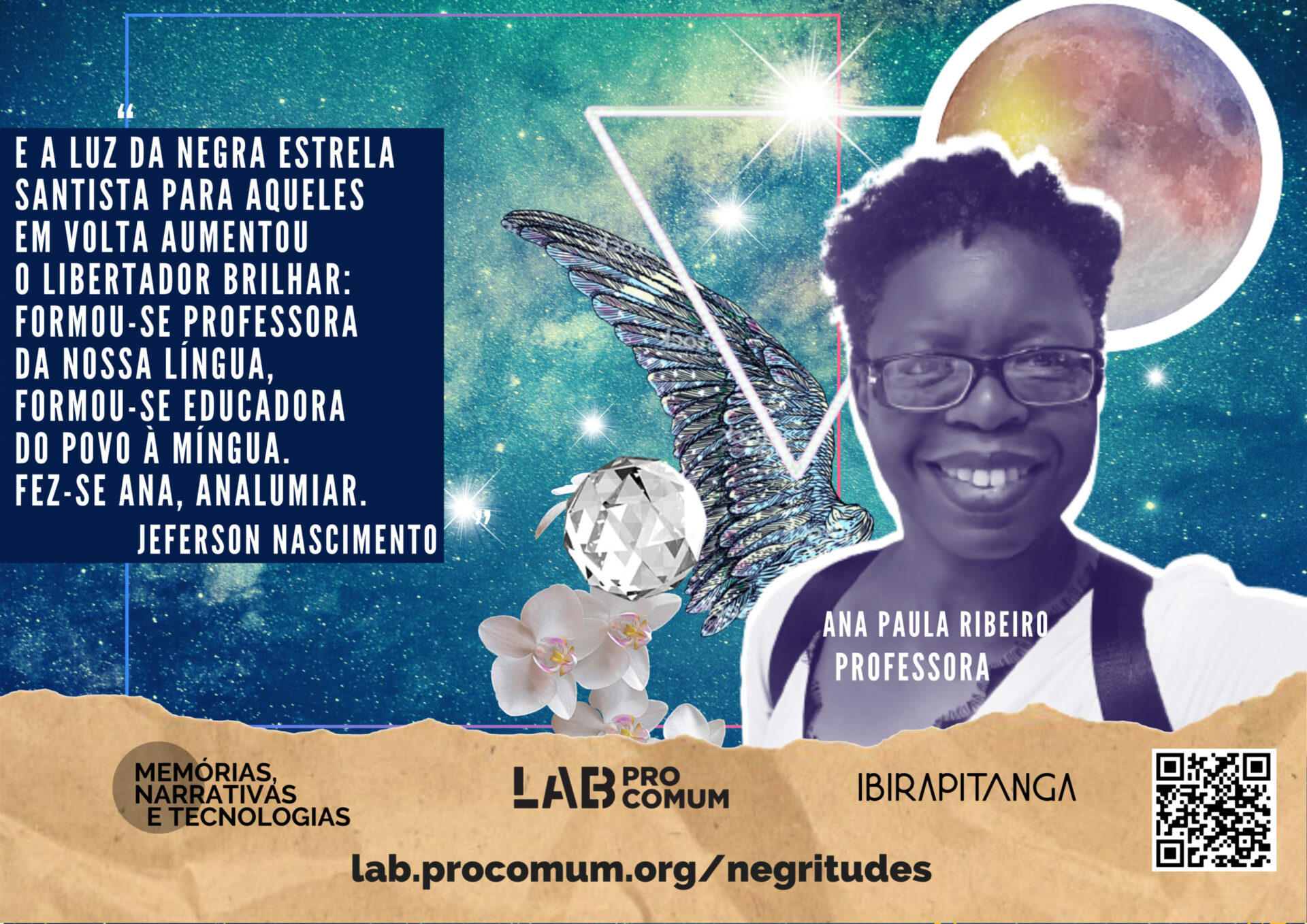 Cartaz de Ana Paula Ribeiro, professora