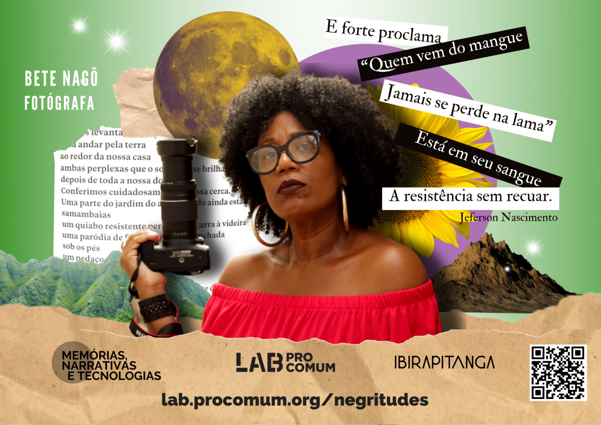 Cartaz de Bete Nagô, fotógrafa