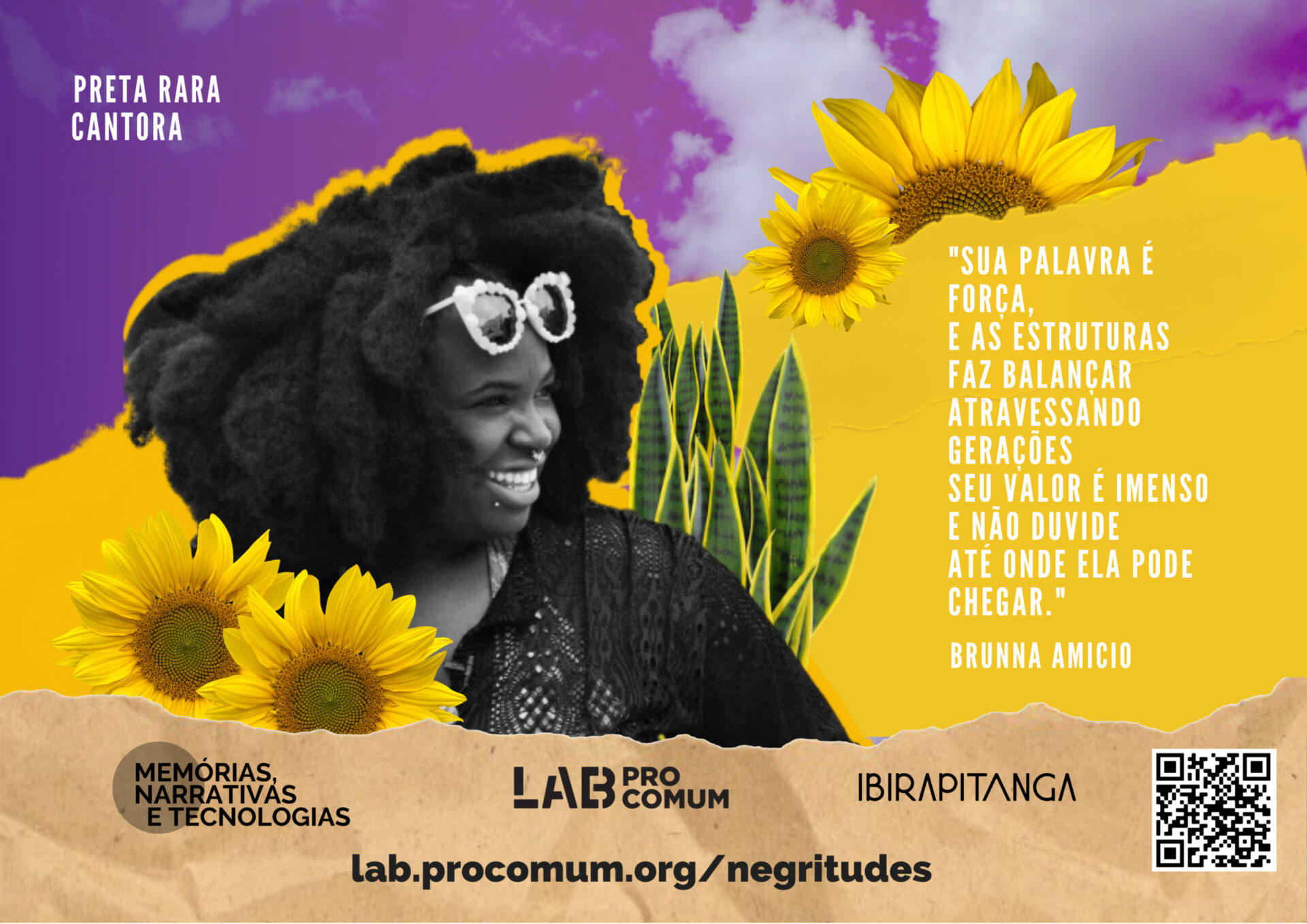 Cartaz de Preta Rara, cantora